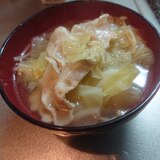 豚バラ洋風スープ
